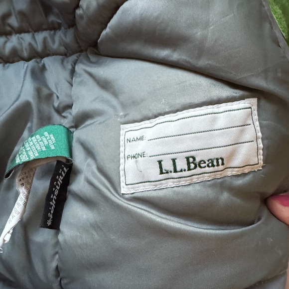L.L. Bean Kids Green and Gray Puffer Jacket - Picture 8 of 11
